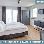 Iller Homes - 5 X Moderne Fewos Je 1bis2 Oder 1bis4 Pers Mit Kueche U Balkon - Parkplaetze Vorhanden Daire