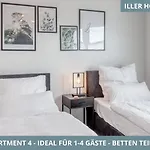 Iller Homes - 5 X Moderne Fewos Je 1bis2 Oder 1bis4 Pers Mit Kueche U Balkon - Parkplaetze Vorhanden Daire