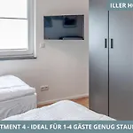 Daire Iller Homes - 5 X Moderne Fewos Je 1bis2 Oder 1bis4 Pers Mit Kueche U Balkon - Parkplaetze Vorhanden