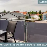 Daire Iller Homes - 5 X Moderne Fewos Je 1bis2 Oder 1bis4 Pers Mit Kueche U Balkon - Parkplaetze Vorhanden Vöhringen