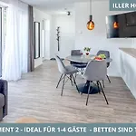 Iller Homes - 5 X Moderne Fewos Je 1bis2 Oder 1bis4 Pers Mit Kueche U Balkon - Parkplaetze Vorhanden *
