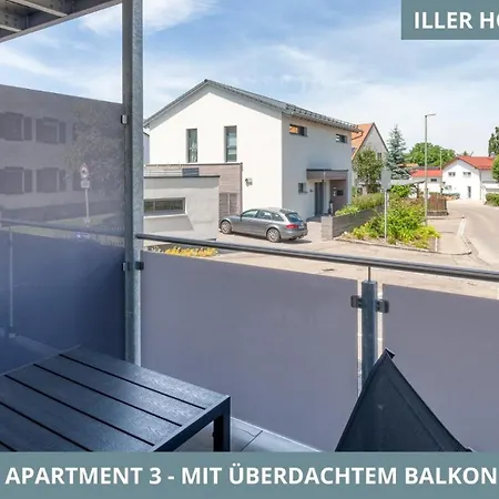 Iller Homes - 5 X Moderne Fewos Je 1bis2 Oder 1bis4 Pers Mit Kueche U Balkon - Parkplaetze Vorhanden * 沃海根