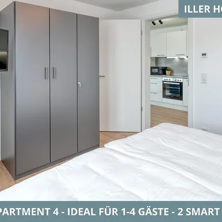 Apartmán Iller Homes - 5 X Moderne Fewos Je 1bis2 Oder 1bis4 Pers Mit Kueche U Balkon - Parkplaetze Vorhanden *