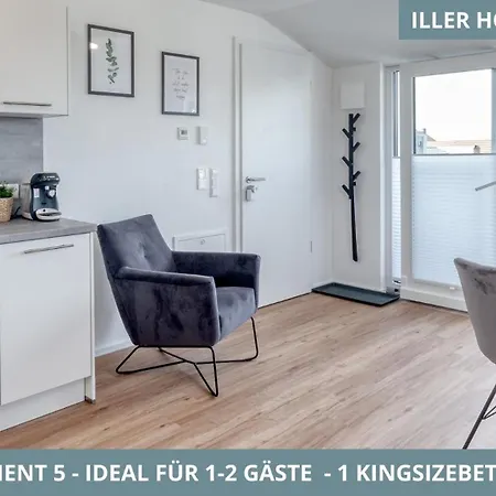 Lejlighed Iller Homes - 5 Moderne Je 1bis2 Oder 1bis4 Pers Mit Kueche U Balkon - Parkplaetze Vorhanden *