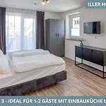 Iller Homes - 5 X Moderne Fewos Je 1bis2 Oder 1bis4 Pers Mit Kueche U Balkon - Parkplaetze Vorhanden *