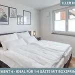 Iller Homes - 5 X Moderne Fewos Je 1bis2 Oder 1bis4 Pers Mit Kueche U Balkon - Parkplaetze Vorhanden Appartement Vöhringen