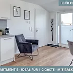 Appartement Iller Homes - 5 X Moderne Fewos Je 1bis2 Oder 1bis4 Pers Mit Kueche U Balkon - Parkplaetze Vorhanden Vöhringen