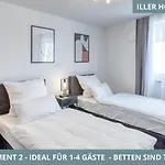 Iller Homes - 5 X Moderne Fewos Je 1bis2 Oder 1bis4 Pers Mit Kueche U Balkon - Parkplaetze Vorhanden