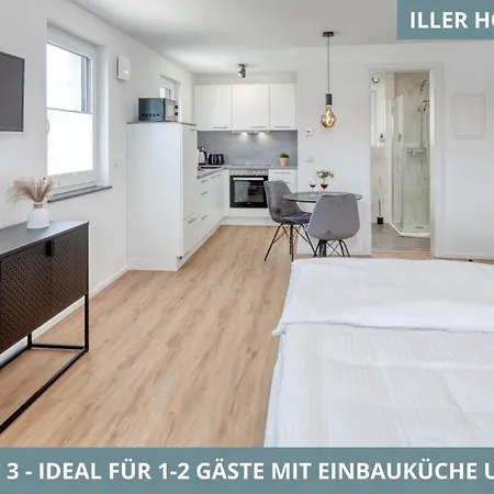 Daire Iller Homes - 5 X Moderne Fewos Je 1bis2 Oder 1bis4 Pers Mit Kueche U Balkon - Parkplaetze Vorhanden *