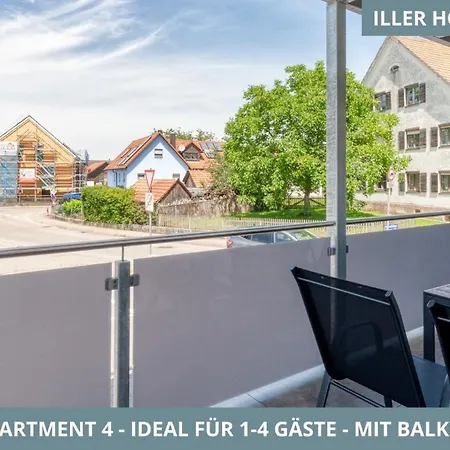 Iller Homes - 5 X Moderne Fewos Je 1bis2 Oder 1bis4 Pers Mit Kueche U Balkon - Parkplaetze Vorhanden *