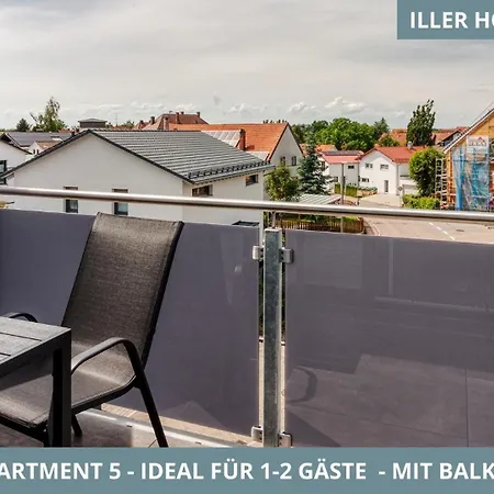 Daire Iller Homes - 5 X Moderne Fewos Je 1bis2 Oder 1bis4 Pers Mit Kueche U Balkon - Parkplaetze Vorhanden Vöhringen