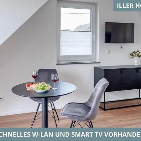Iller Homes - 5 X Moderne Fewos Je 1bis2 Oder 1bis4 Pers Mit Kueche U Balkon - Parkplaetze Vorhanden * Vöhringen