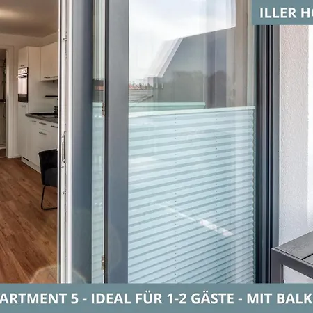 Iller Homes - 5 X Moderne Fewos Je 1bis2 Oder 1bis4 Pers Mit Kueche U Balkon - Parkplaetze Vorhanden Vöhringen