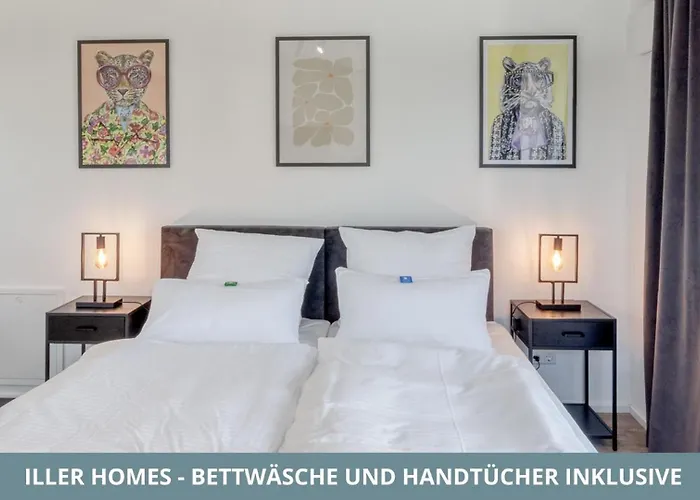 Lejlighed Iller Homes - 5 X Moderne Fewos Je 1bis2 Oder 1bis4 Pers Mit Kueche U Balkon - Parkplaetze Vorhanden *